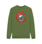 Khaki Tis the Season to Be Stubborn: Blue Chow Chow Men\u2019s Christmas Crewneck Sweatshirt