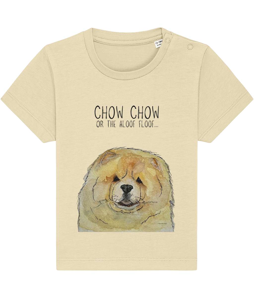 Pawsitively Adorable: Fawn Chow Chow Baby T-Shirt!