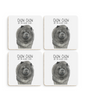 Chow-tastic Coasters: Blue Chow Chow Pack of 4