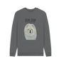 Slate Grey Cream Chow Chow Men's Crew Neck Sweatshirt