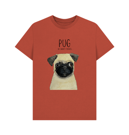 Rust Pug Men's T Shirt