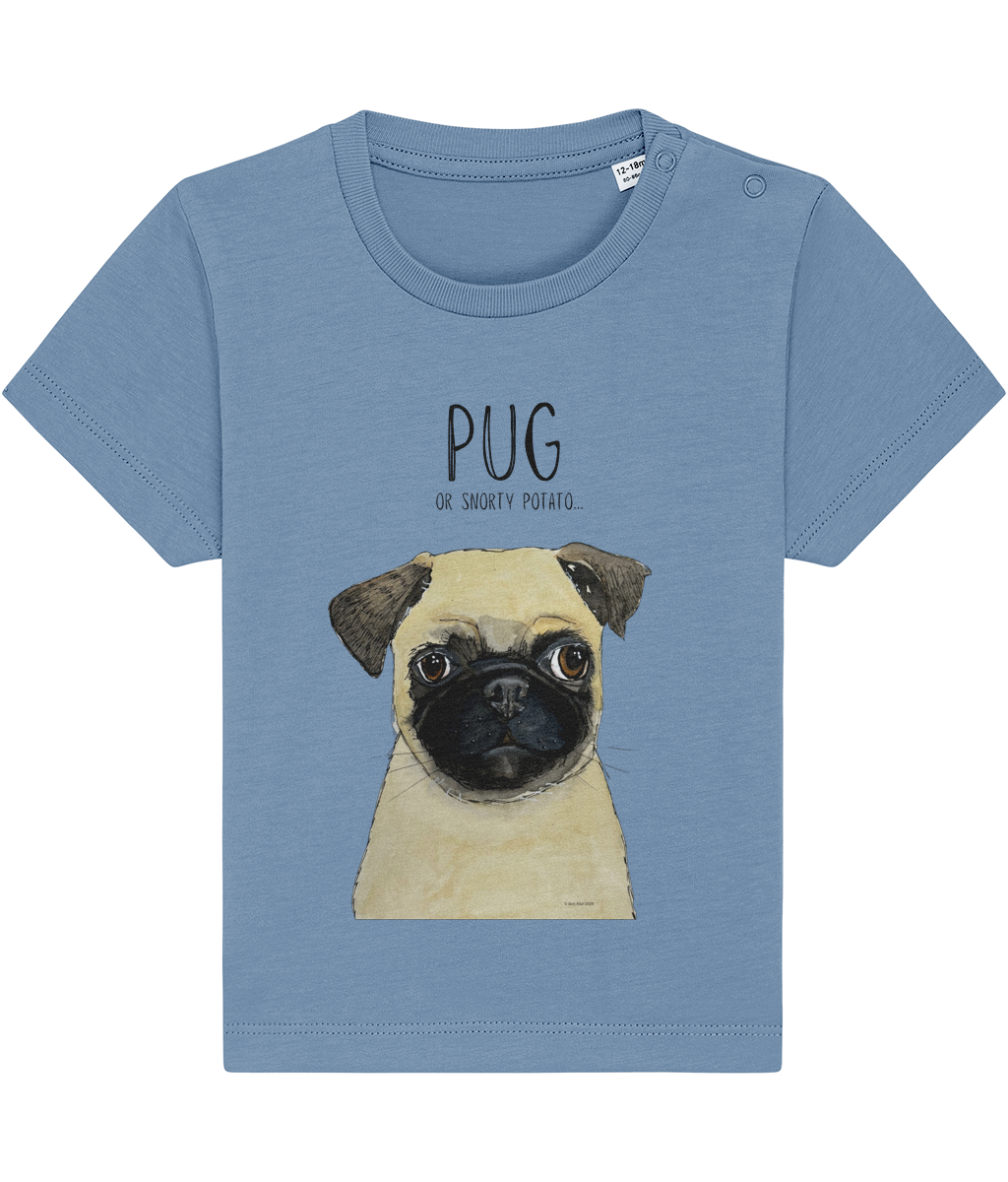 Pug Baby T-Shirt – Tiny Tee, Major Cuteness!