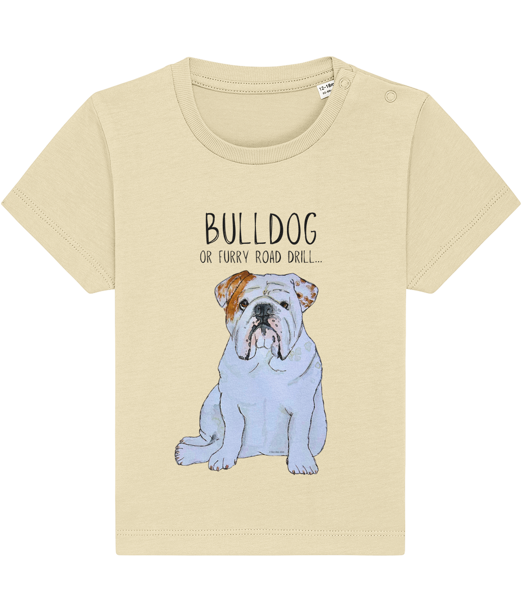 Bulldog Baby T-Shirt for Little Rebels!