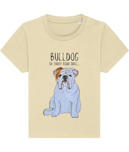 Bulldog Baby T-Shirt for Little Rebels!