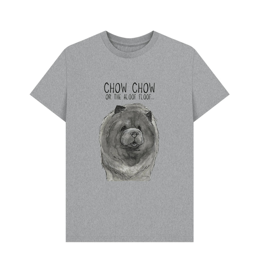 Athletic Grey Blue Chow Chow Men's T Shirt