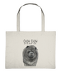 Carry Your Style with the Blue Chow Chow Shopping Bag – Featuring the Aloof Floof!