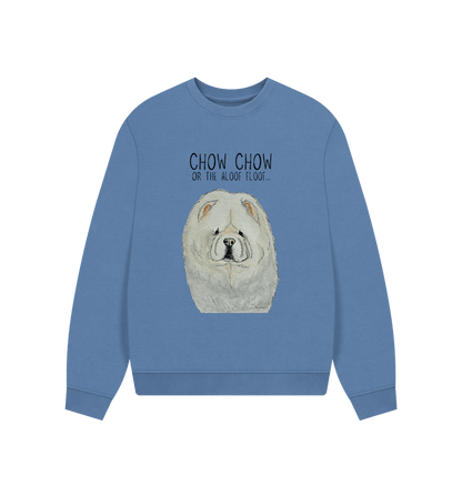 Solent Cream Chow Chow Women's Oversized Sweatshirt