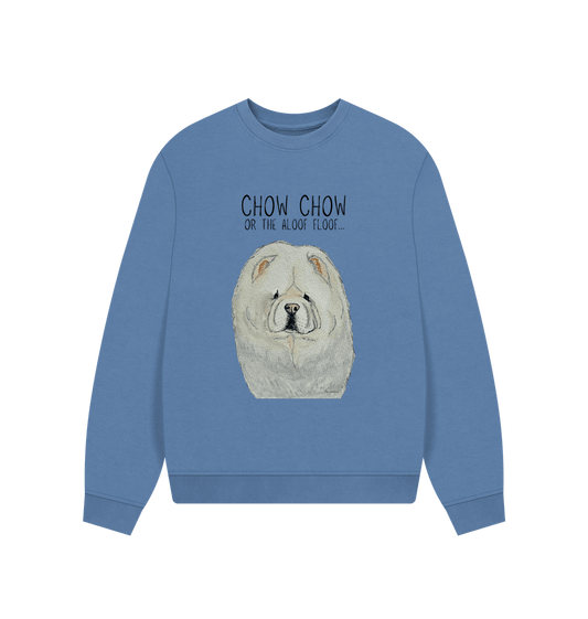 Solent Cream Chow Chow Women's Oversized Sweatshirt