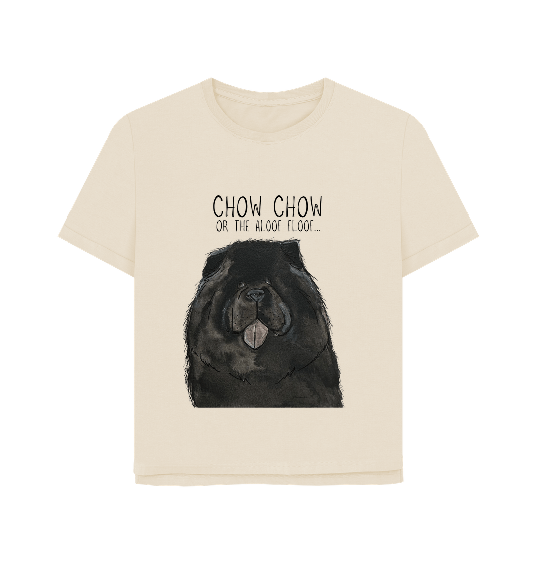 Oat Black Chow Chow Women's Relaxed Fit T Shirt