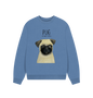 Solent Pug Women's Oversized Sweatshirt