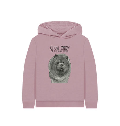 Mauve Blue Chow Chow Child's Hoodie