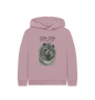 Mauve Blue Chow Chow Child's Hoodie