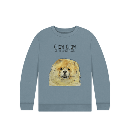 Stone Blue Fawn Chow Chow Child's Sweatshirt