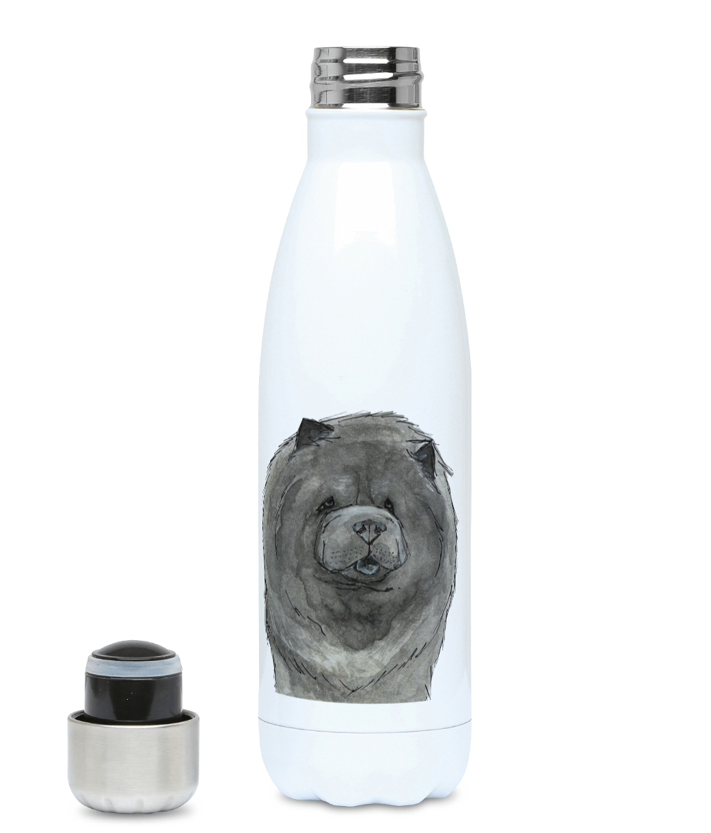 Stay Hydrated with the Blue Chow Chow Water Bottle – Perfect for Dog Lovers!