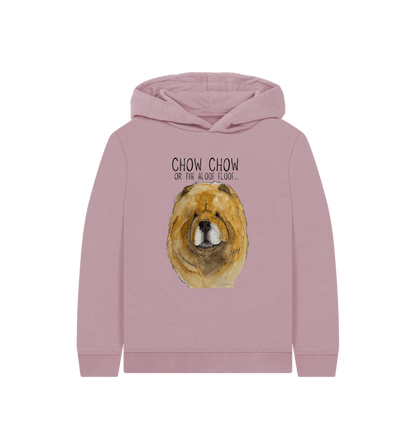 Mauve Red Chow Chow Child's Hoodie