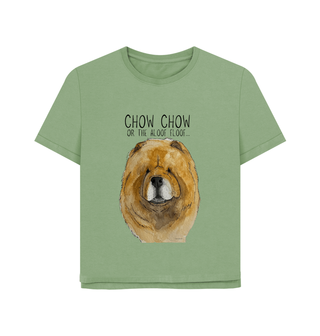 Sage Red Chow Chow Women's Relaxed Fit T Shirt