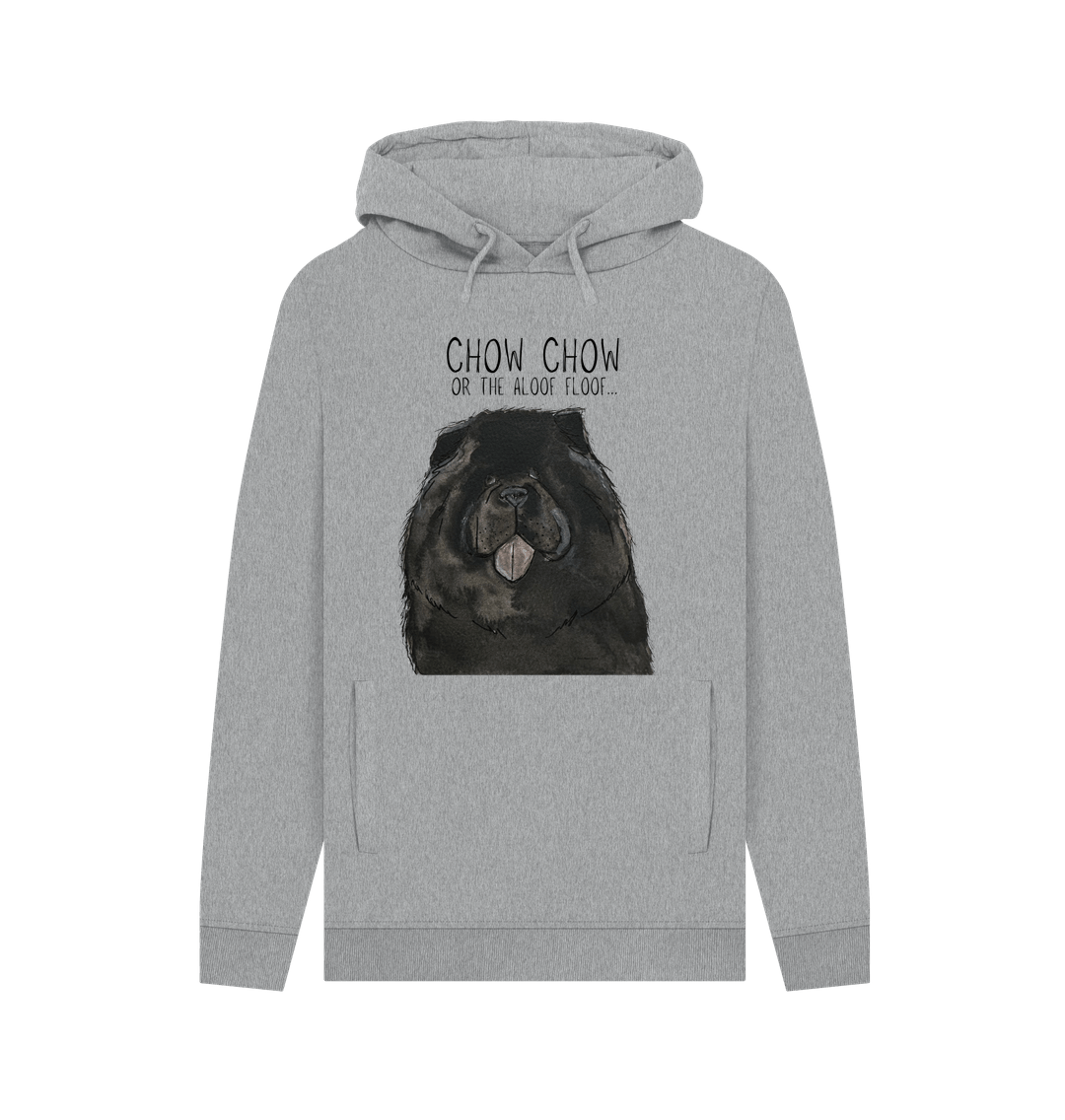 Light Heather Black Chow Chow Men's Hoodie