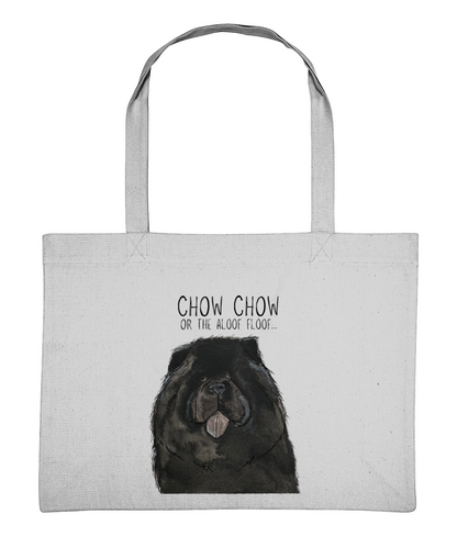 Black Chow Chow Shopping Bag – Shop in Style with Your Favorite Floof!