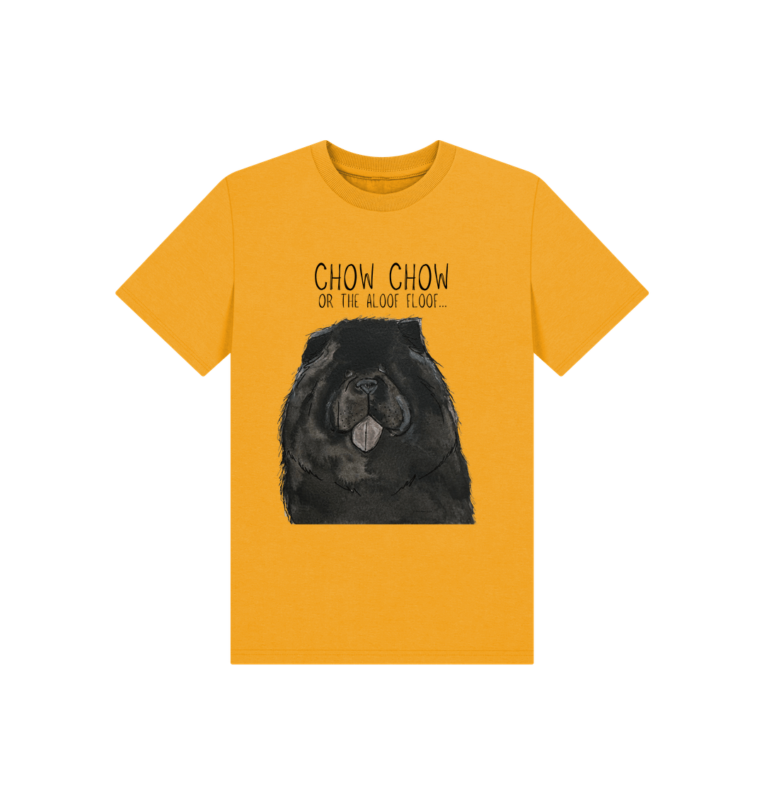 Mustard Black Chow Chow Children's T Shirt