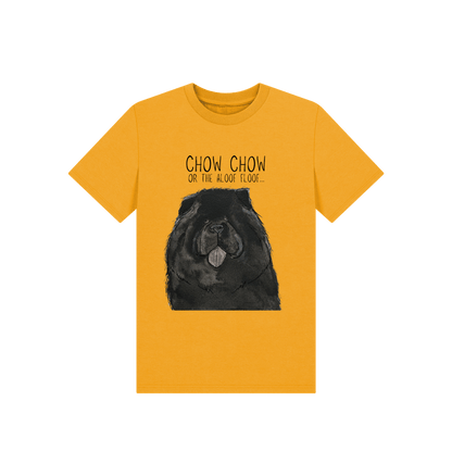 Mustard Black Chow Chow Children's T Shirt