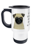 Pug-tastic Travel Mug – Sip in Style with Every Adventure!