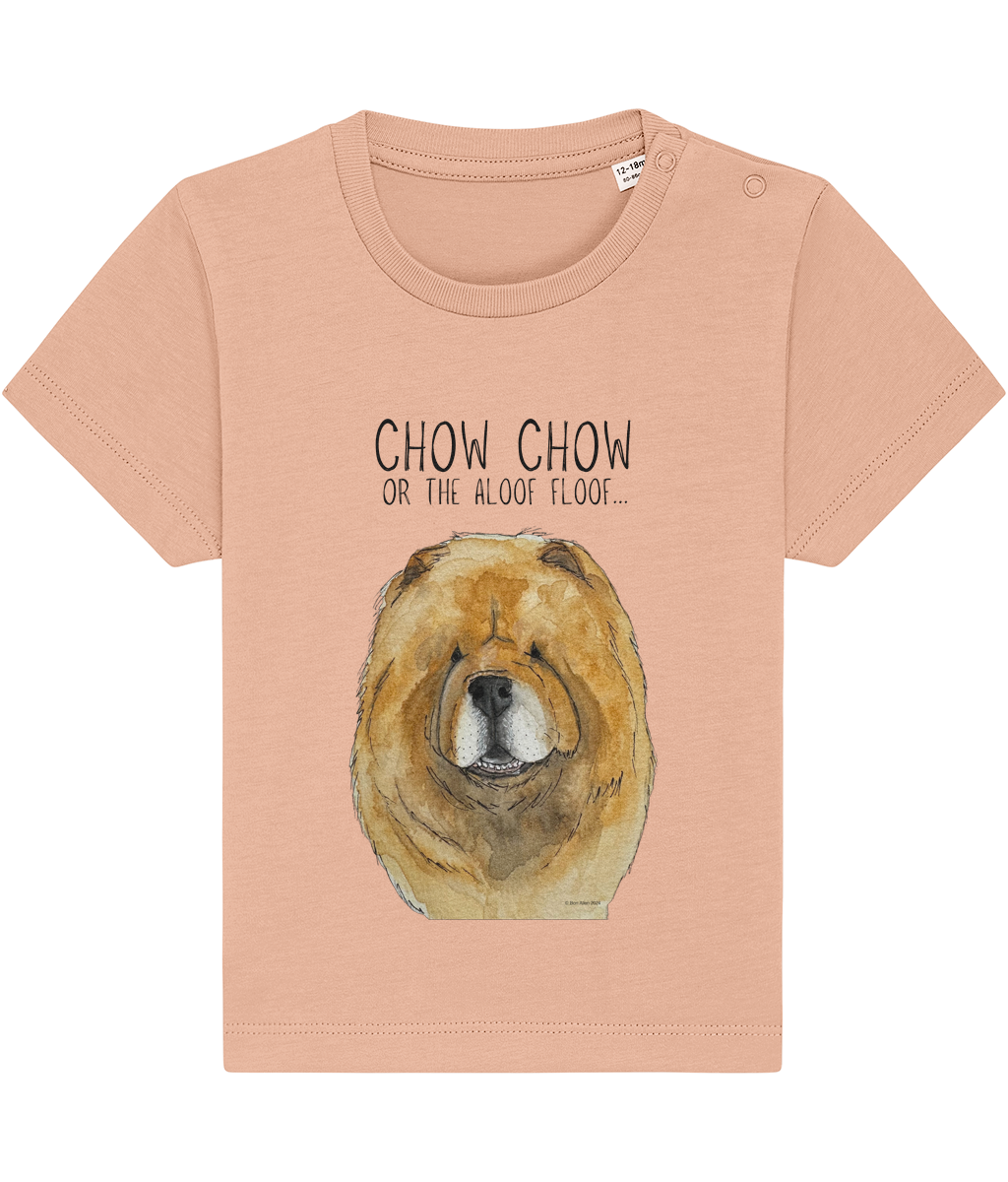 Red Chow Chow Baby T-Shirt – Cuteness with a Fluffy Flair!