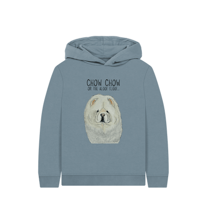 Stone Blue Cream Chow Chow Children's Hoodie