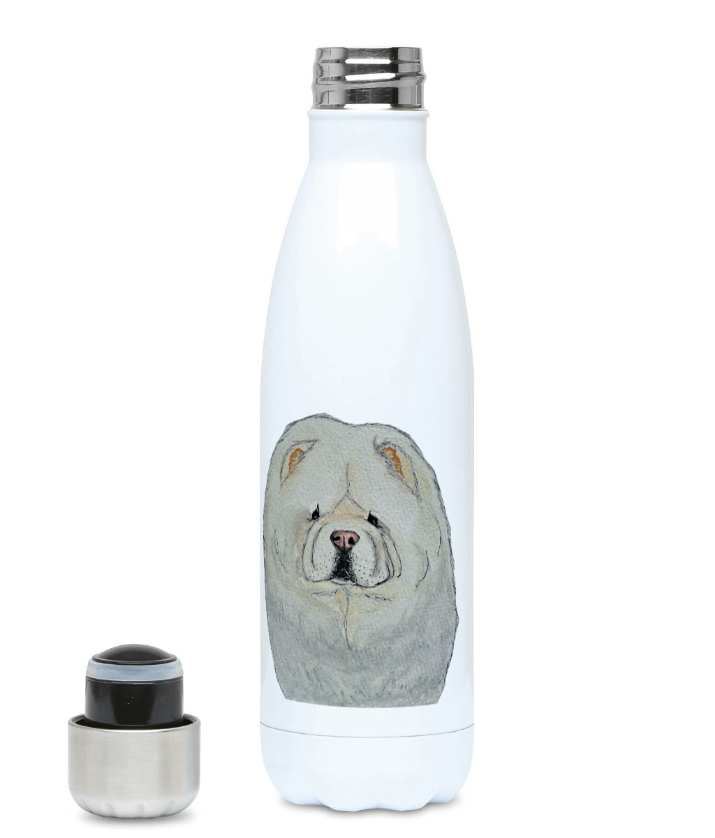 Stay Hydrated in Style with the Cream Chow Chow 500ml Water Bottle