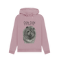 Mauve Blue Chow Chow Women's Hoodie