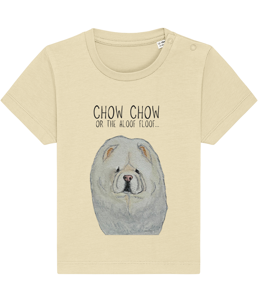 Cream Chow Chow Baby T-Shirt – The Cuddliest Tee for Your Little One!