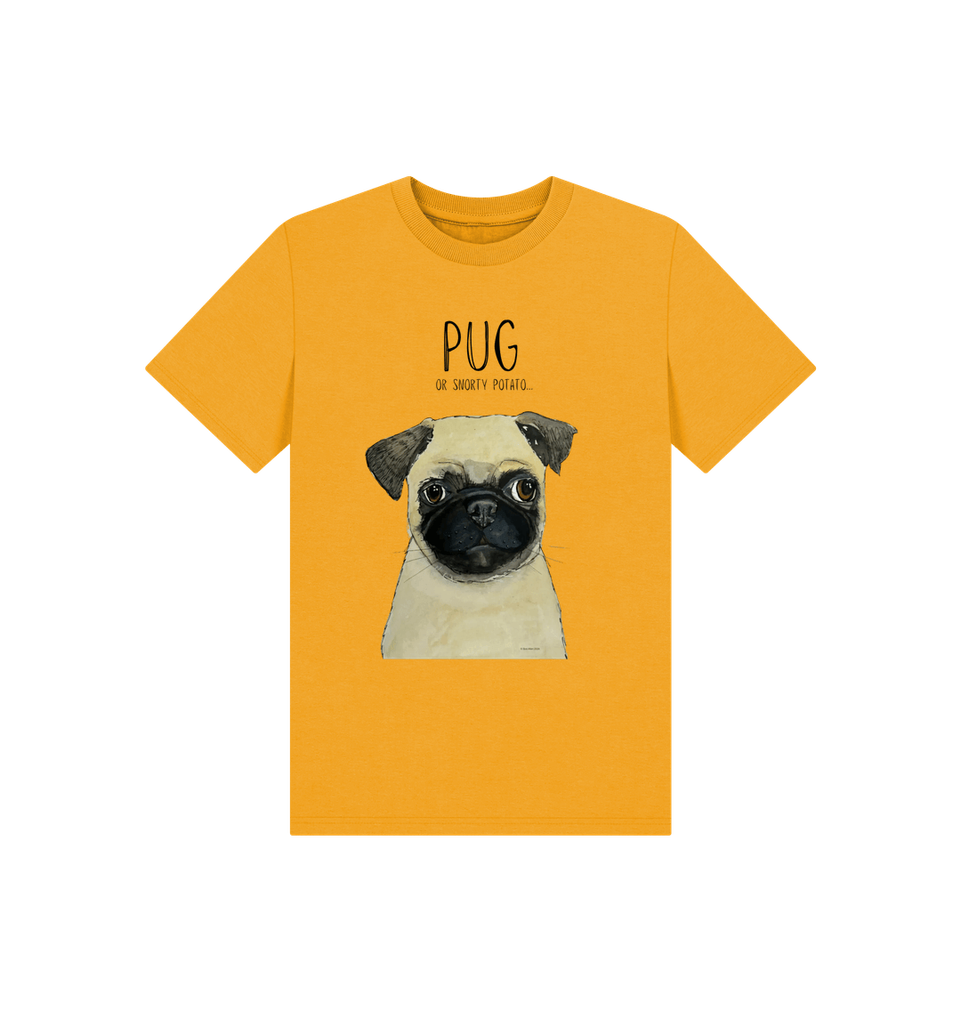 Mustard Pug Child's T Shirt