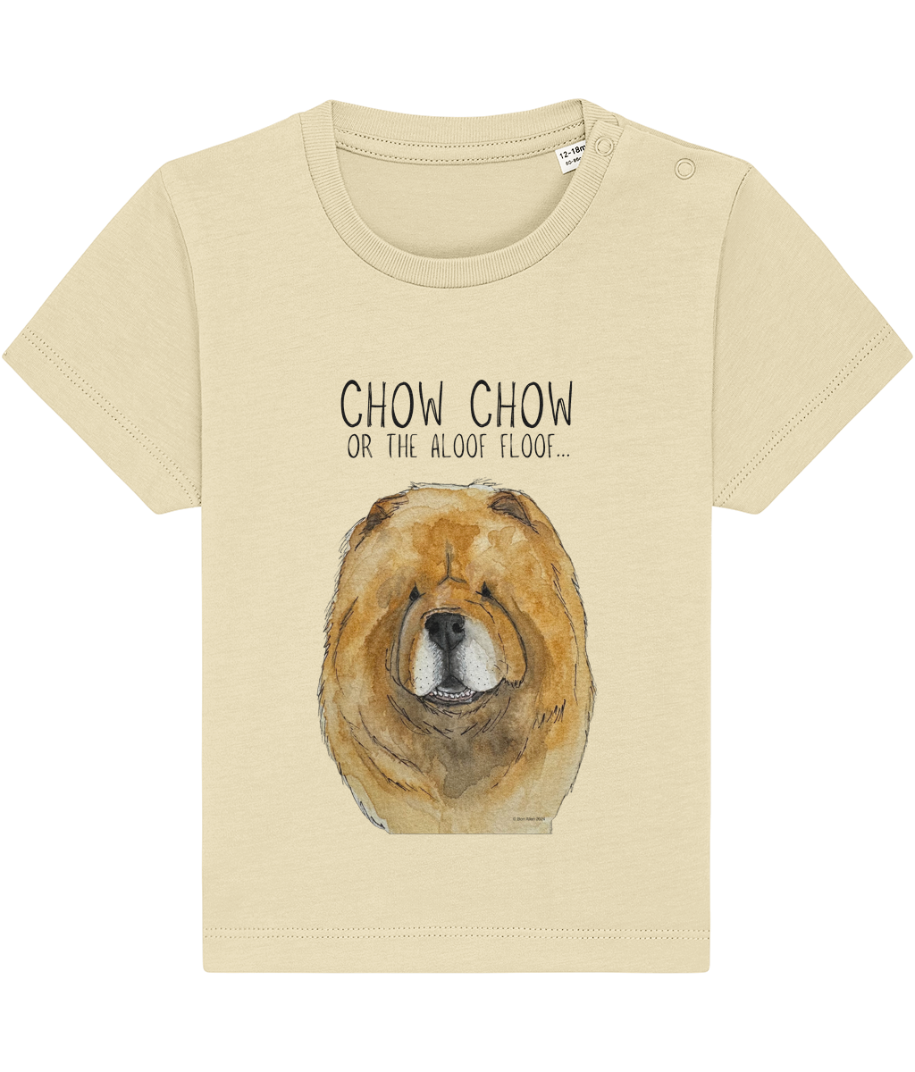 Red Chow Chow Baby T-Shirt – Cuteness with a Fluffy Flair!