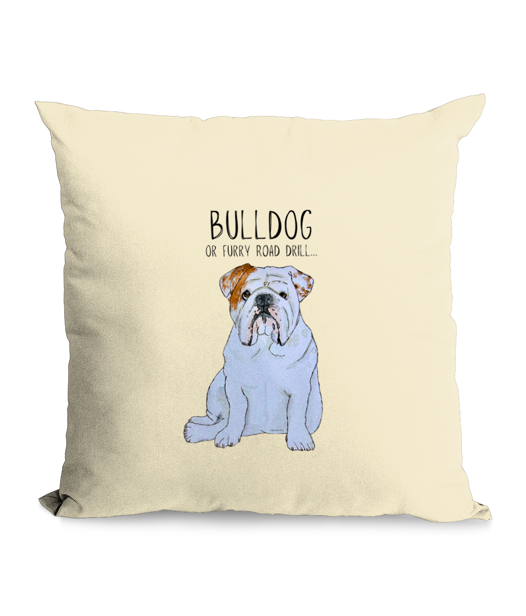 Bulldog Cushion Cover – Your New Couch Co-Commander!