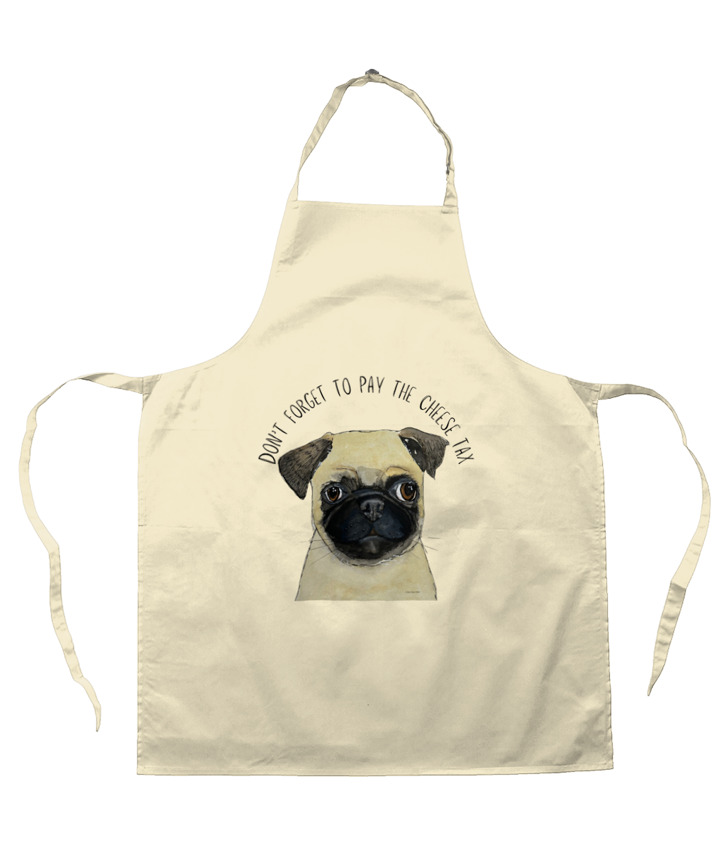 Pay the Cheese Tax in Style with Our Hilarious Pug Apron!