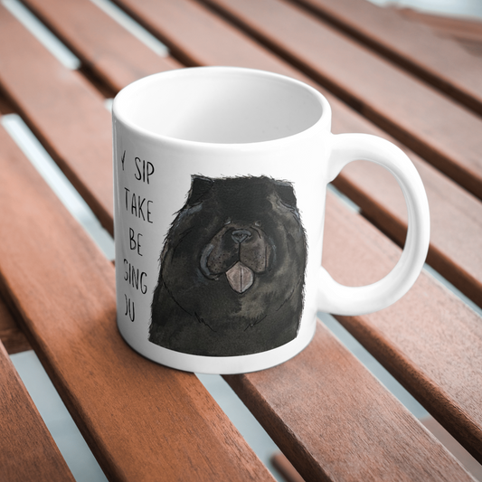 Black Chow Chow Mug – The Perfect Gift for Dog Lovers