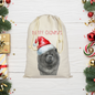 Blue Chow Chow Christmas Gift Sack – "Merry Chowmas"