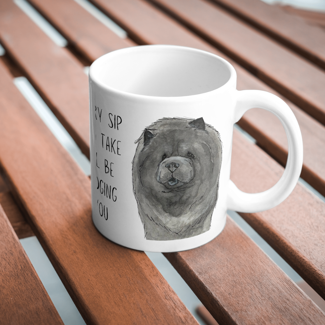 Blue Chow Chow Mug – Perfect for Dog Lovers and Coffee Enthusiasts!