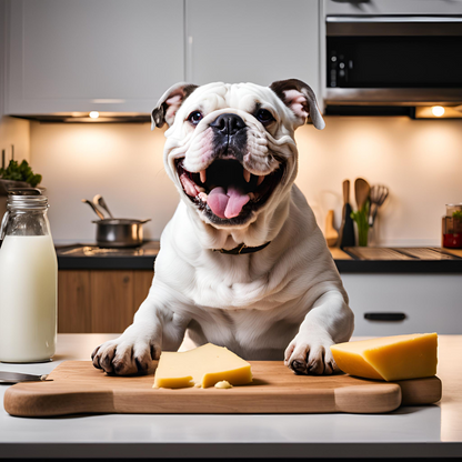 Bulldog Chopping Board: Pay the Cheese Tax!