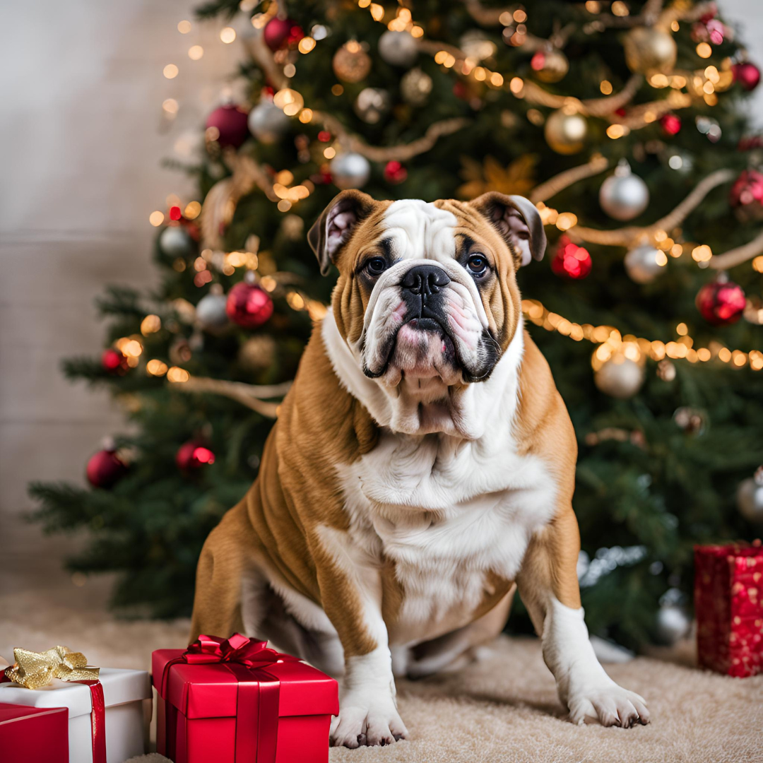 Santa Paws is Coming to Town: Bulldog Santa Sack for a Pawsome Christmas!