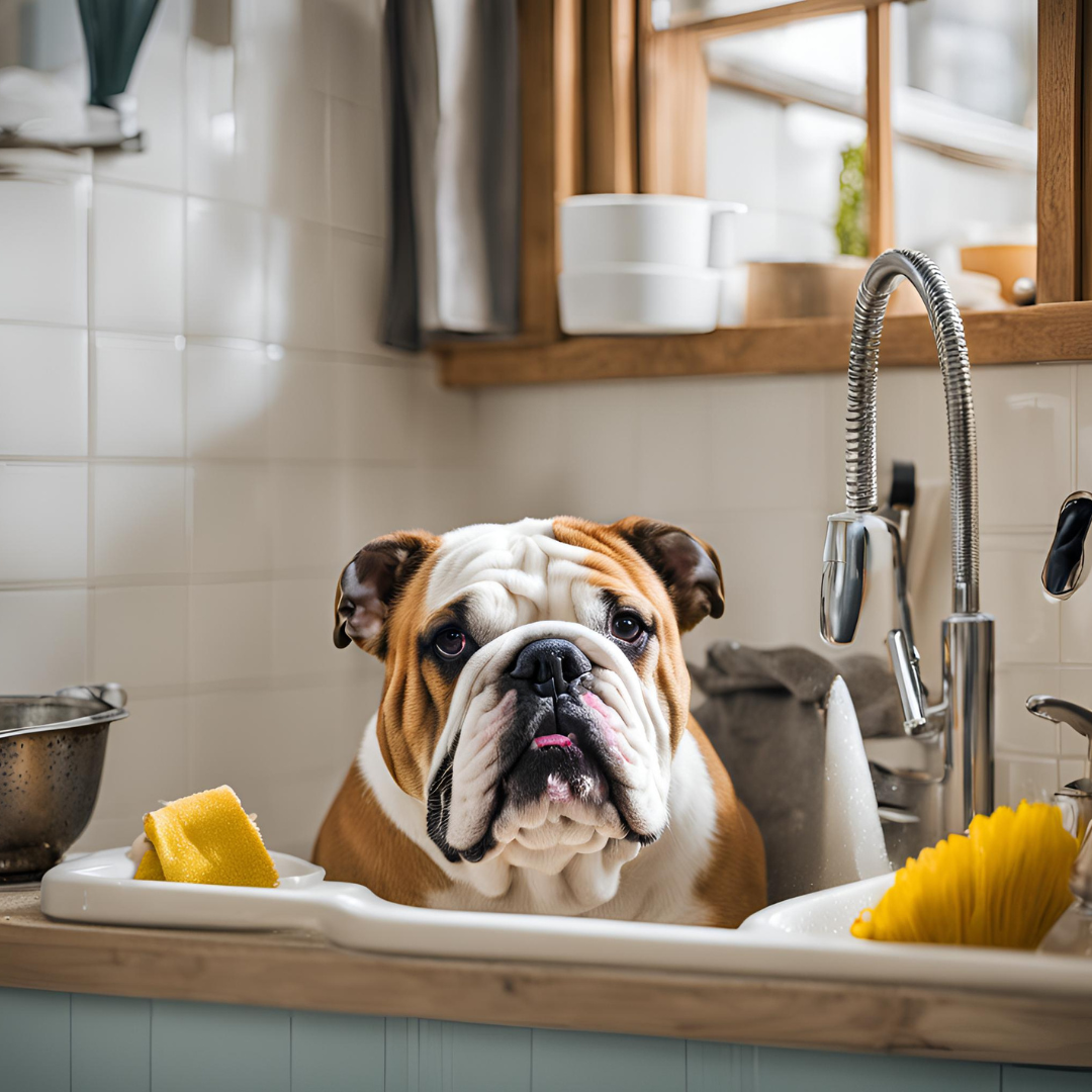 Bulldog Tea Towel – Don't Forget the Leftovers!