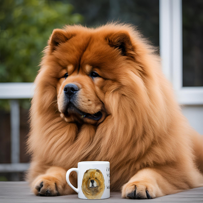 Stay Cozy with Our Red Chow Chow Mug: Every Sip You Take, I’m Watching!