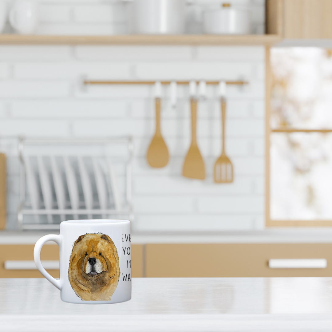 Stay Cozy with Our Red Chow Chow Mug: Every Sip You Take, I’m Watching!