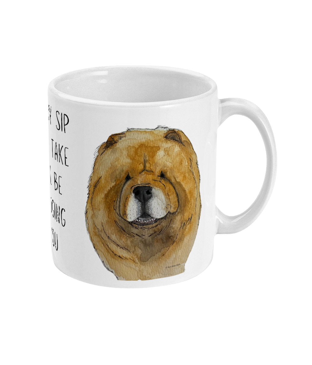 Stay Cozy with Our Red Chow Chow Mug: Every Sip You Take, I’m Watching!