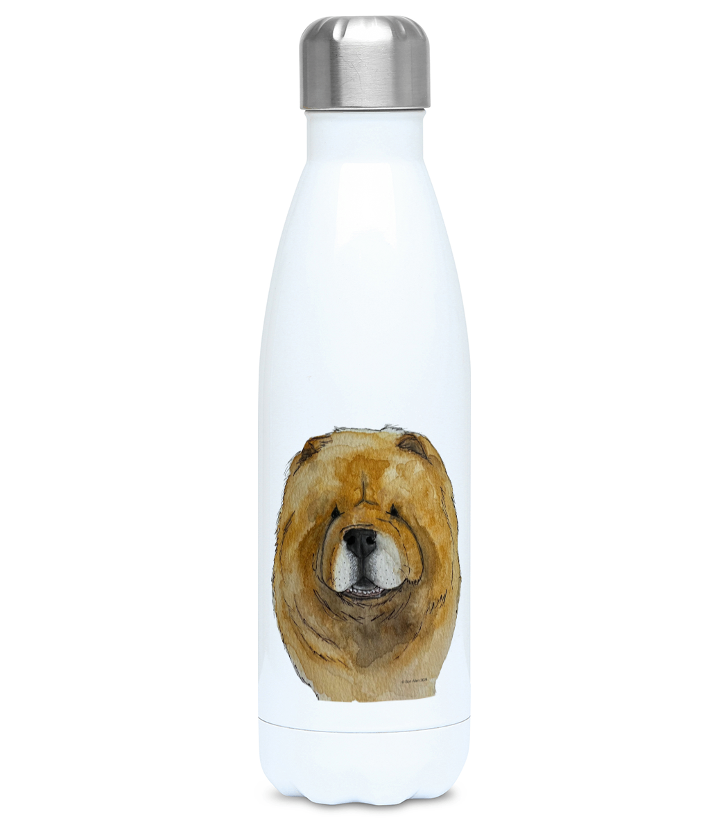 Stay Hydrated with Our Red Chow Chow 500ml Water Bottle!