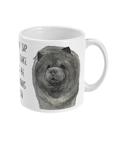 Blue Chow Chow Mug – Perfect for Dog Lovers and Coffee Enthusiasts!