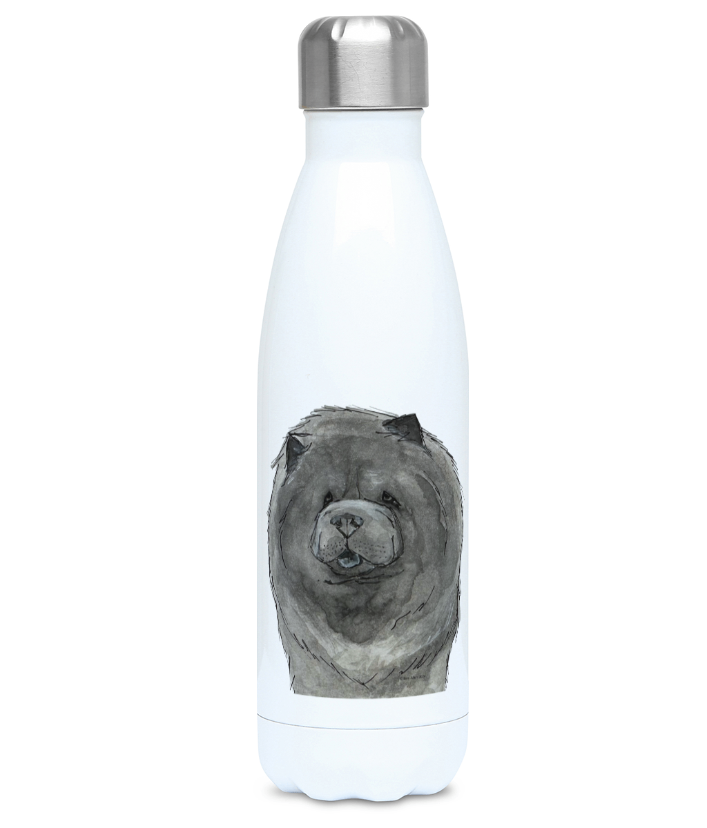 Stay Hydrated with the Blue Chow Chow Water Bottle – Perfect for Dog Lovers!