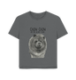 Slate Grey Blue Chow Chow Women's Relaxed Fit T Shirt