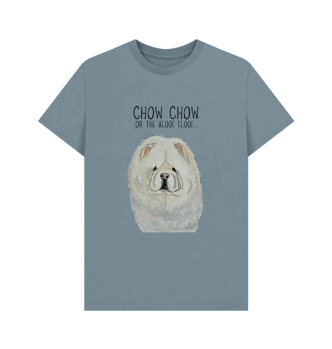 Stone Blue Cream Chow Chow Men's T Shirt