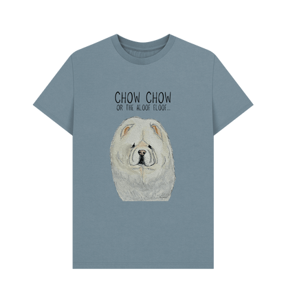 Stone Blue Cream Chow Chow Men's T Shirt