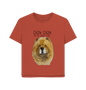 Rust Red Chow Chow Women's Relaxed Fit T Shirt